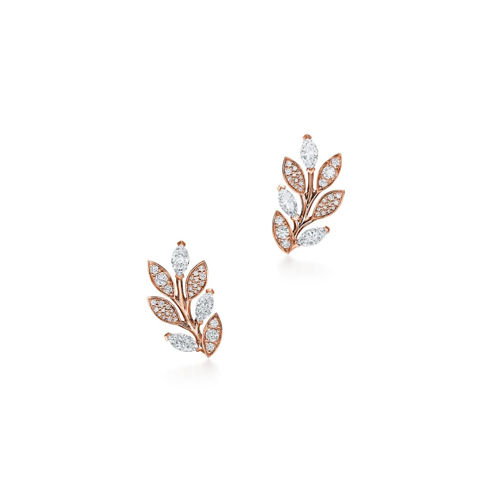 Diamond Vine Climber Earrings