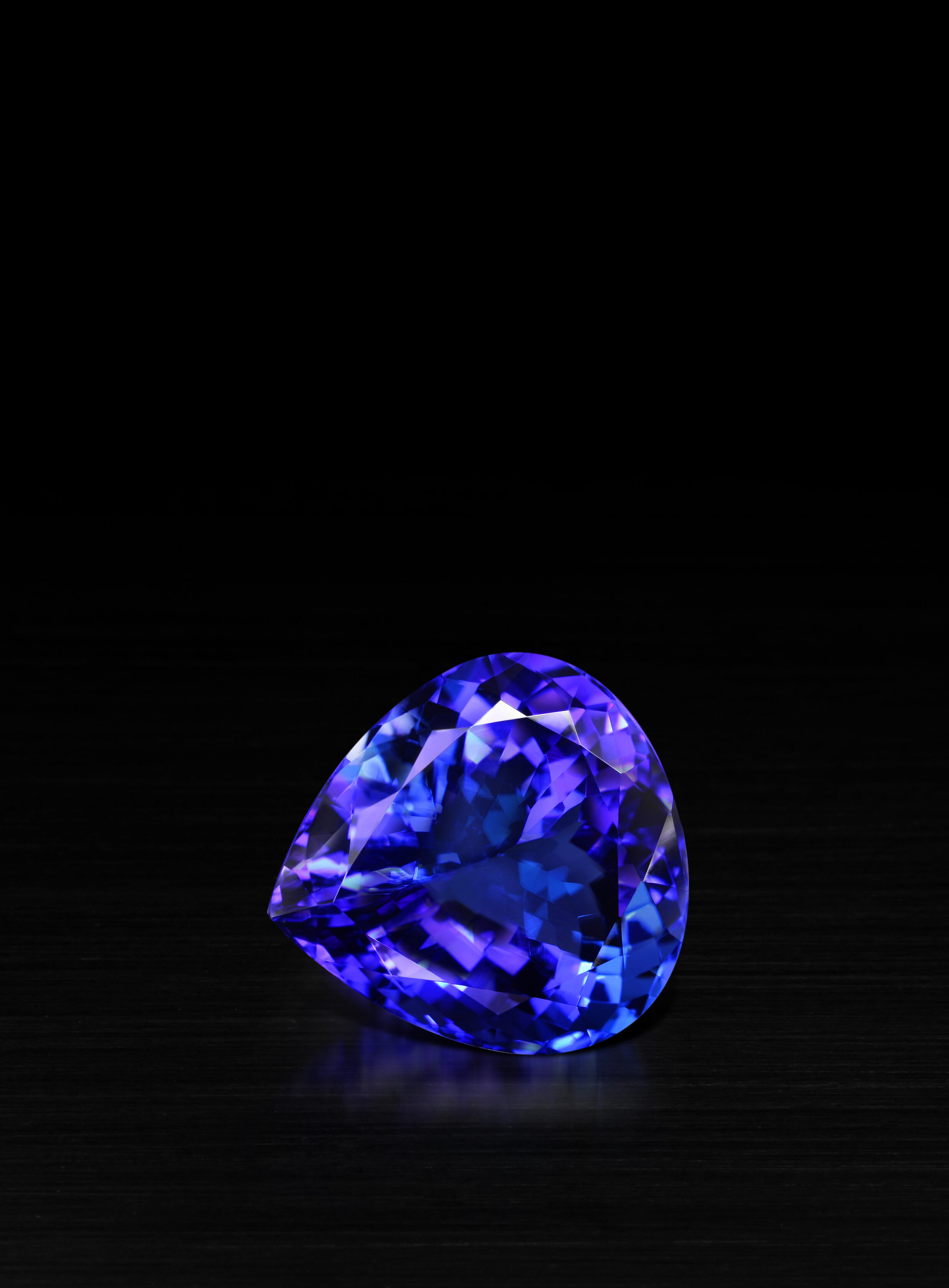 Aaa,Tanzanite,Gem,Pear,Shape