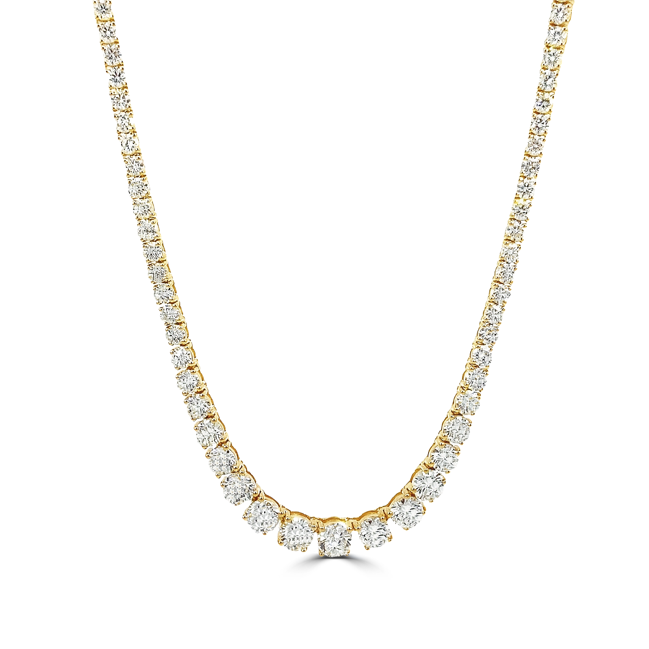 diamond tennis necklace yg